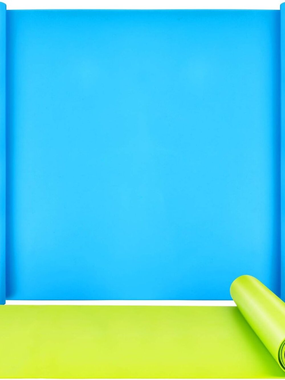 Silicone Mats for Crafts, 2 Pcs 23.4"x 19.5" Large Silicone Mats for Resin Clay
